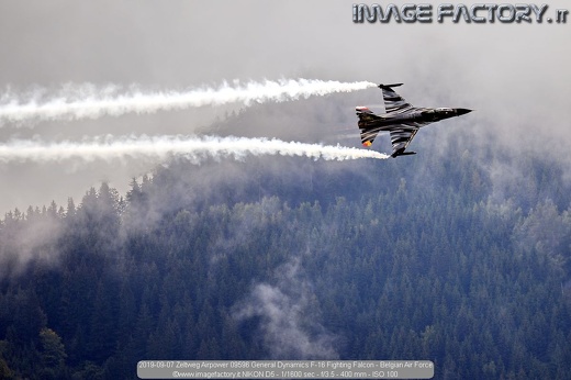 2019-09-07 Zeltweg Airpower 09596 General Dynamics F-16 Fighting Falcon - Belgian Air Force